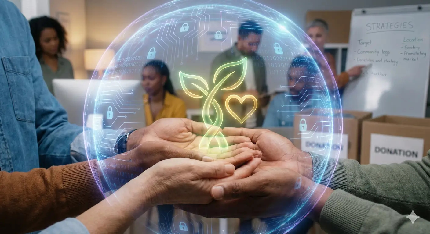 nonprofit organization working together to improve their cybersecurity posture